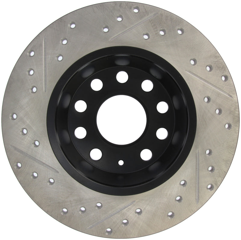 Load image into Gallery viewer, Stoptech 127.33099L ST Slot &amp; Drill Brake Rotors

