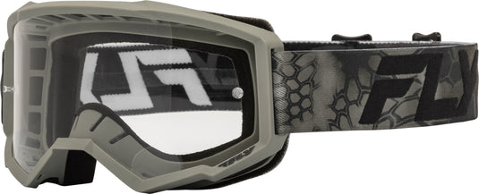 Moss Gray/Black / Clear Lens