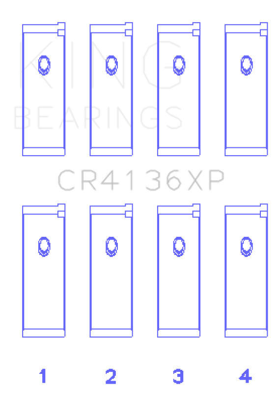 Load image into Gallery viewer, King Engine Bearings CR4136XP KING Performance Rod Bearings
