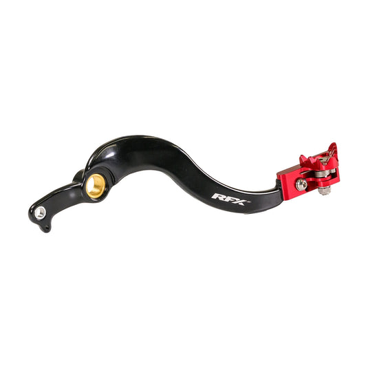 Rfx FXRB 10800 99RD Pro Series Rear Brake Pedal with Folding Tip - Red