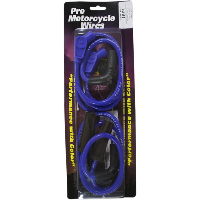 Sumax 20638 8mm Custom-Colored Plug Wires - Blue
