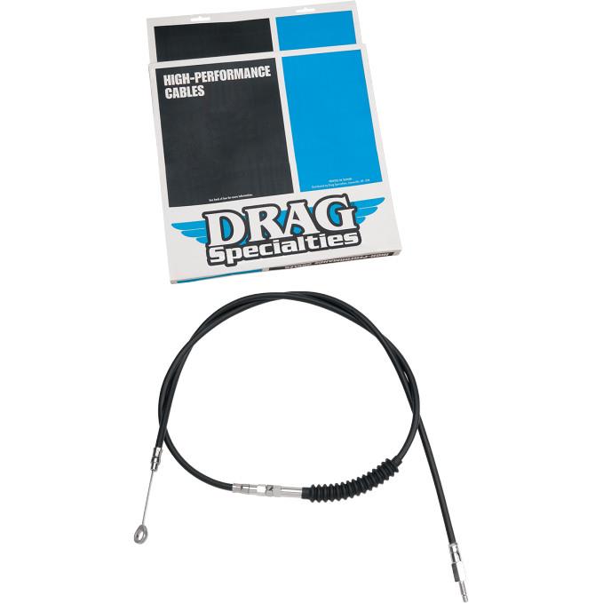 Drag Specialties 0652-1918 Alternative Length Black Vinyl High Efficiency Clutch Cable - 65in.