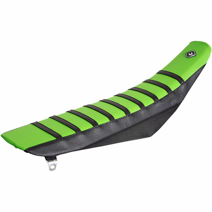 Flu Designs Inc. 25505 Pro Rib Seat Cover - Black/Green/Black