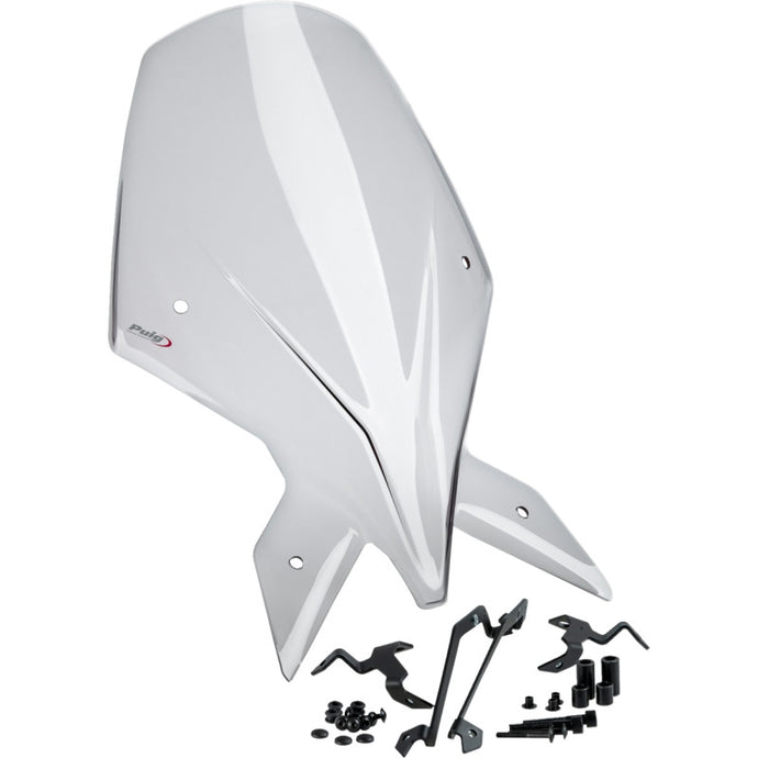 Puig 21907W Naked New Generation Touring Windscreen - Clear