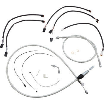 Magnum 3871181 Sterling Chromite Handlebar Installation Kit for 12in-14in. Ape