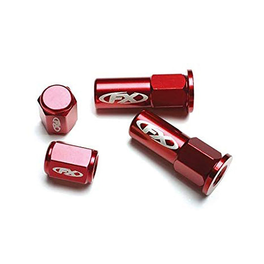 Factory Effex 17-36726 Valve Cap/Rim Lock Kit - Silver