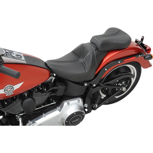 Saddlemen 806-12-0162 Dominator Solo Seat Pillion Pad - Smooth SaddleHyde