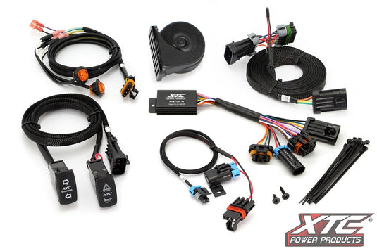 Xtc Power Products ATS-POL-M10-DRL Auto Turn Signal Kit - with Horn and Front DRL Lights Can