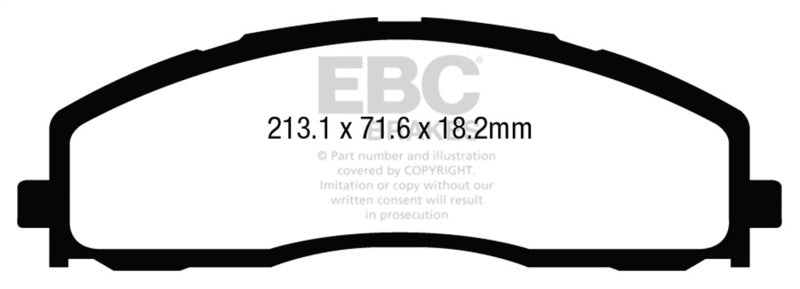 Load image into Gallery viewer, Ebc DP43015R EBC Yellowstuff Brake Pad Sets
