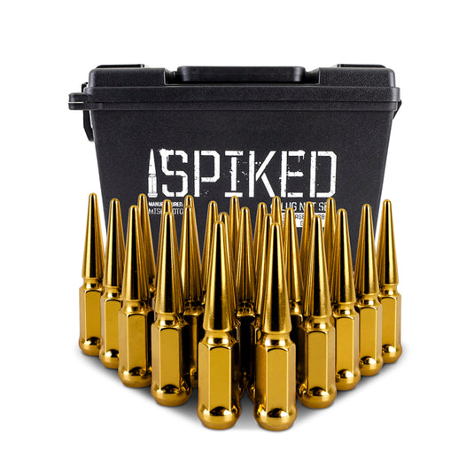 Mishimoto MMLG-SP1215-24GD MM Lug Nuts - Steel