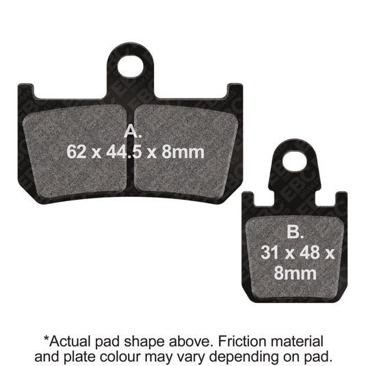 Ebc Powersports FA442/4HH EBC HH Sintered Brake Pads