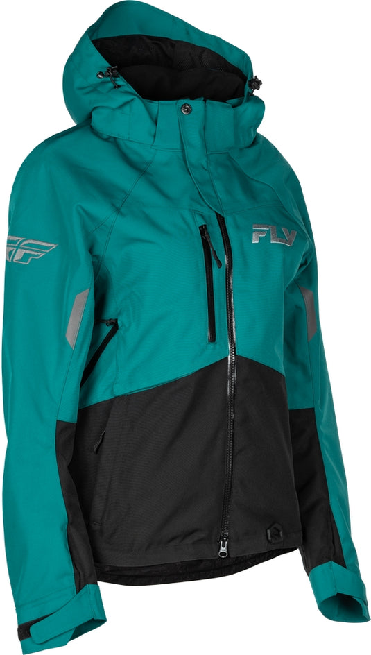 Fly Racing Carbon Womens Jacket (XX-Large, Deep Lake/Black)