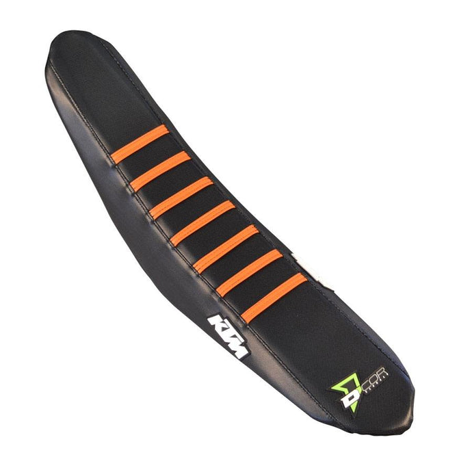 Dcor 30-30-216 Factory Reinforced Seat Cover - Factory Black/Orange Ribs