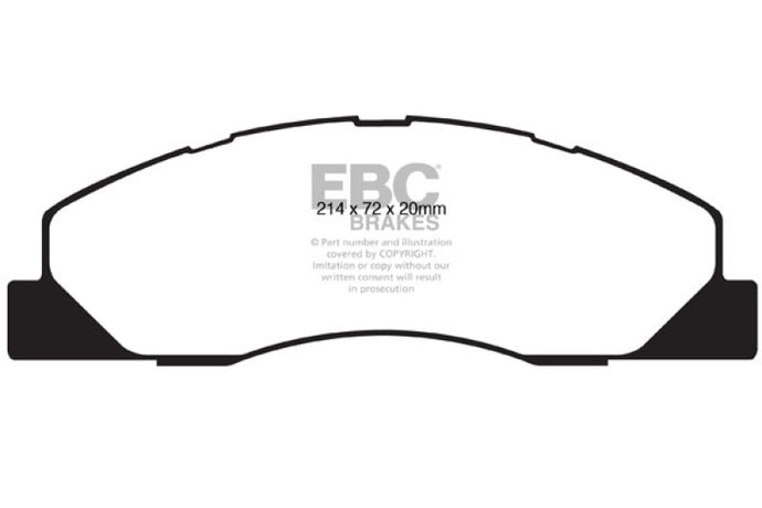 Ebc DP41847R EBC Yellowstuff Brake Pad Sets