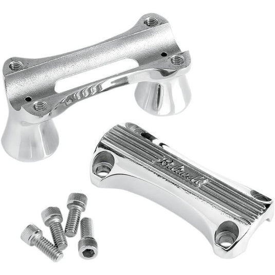 Biltwell Inc. 6402-302-02 2in. Thunder Riser - Raw Polished