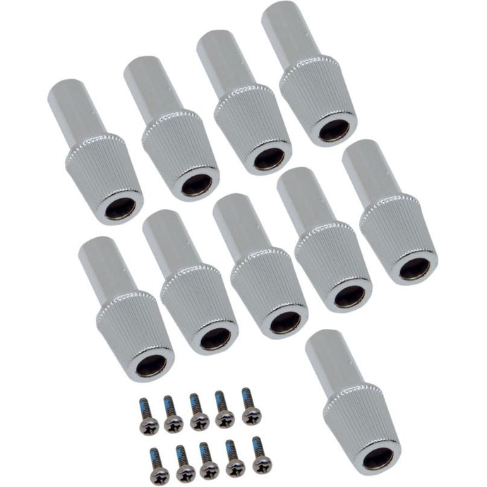 Drag Specialties DS-293874 Replacement Trip Meter Reset Knob - Chrome
