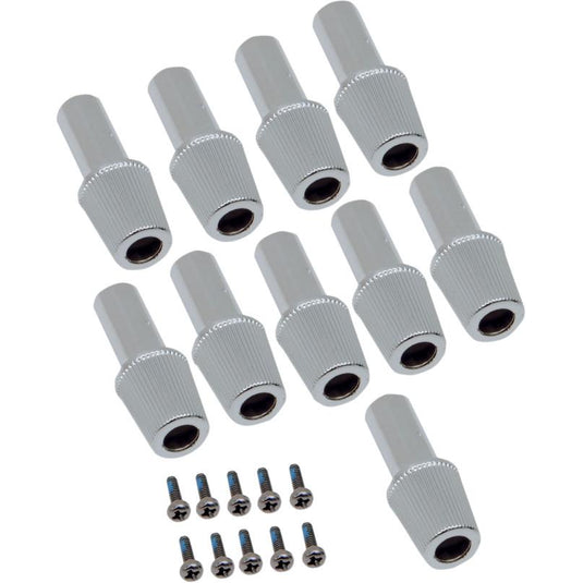 Drag Specialties DS-293874 Replacement Trip Meter Reset Knob - Chrome