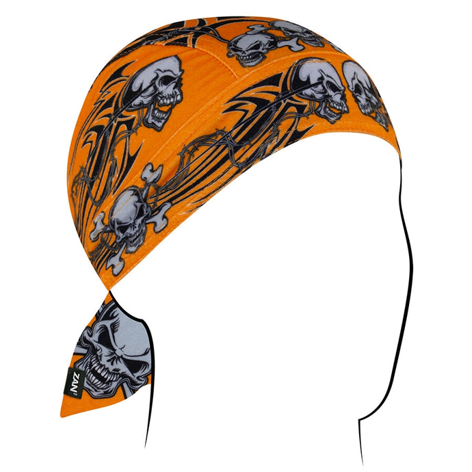 Tribal Skull Orange