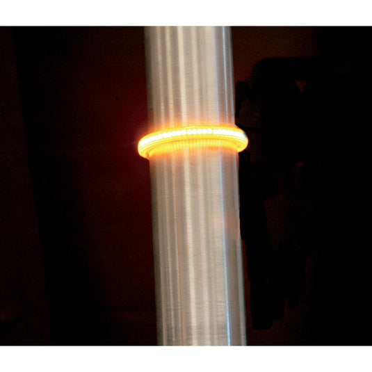 Custom Dynamics TW49AS Truwrapz LED Fork Turn Signal - 49mm - Smoke