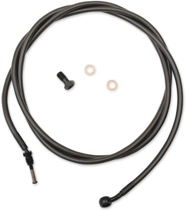 La Choppers LA-8054C16M Clutch Line - Midnight Braided
