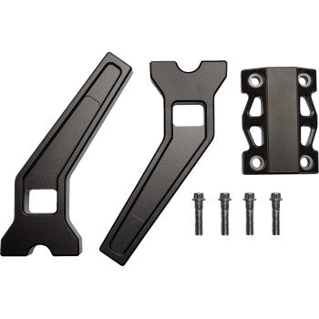 La Choppers LA-7471-08Z 1in. Pullback Riser Kit - 8in. - Raw Aluminum