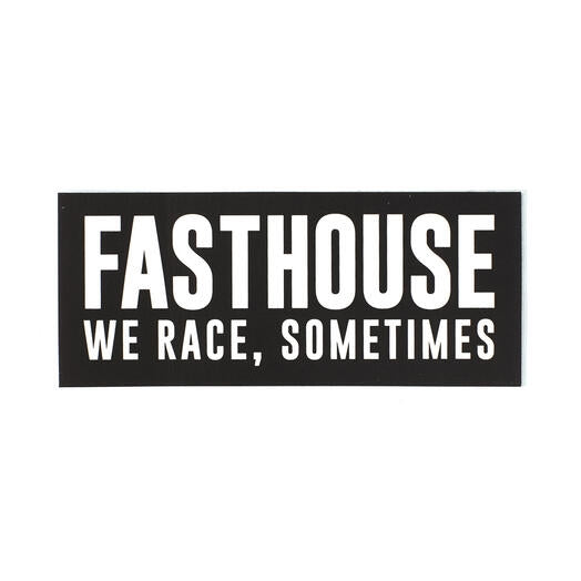 Fasthouse 3291-2700-00 We Race Sometimes Sticker - 25pk
