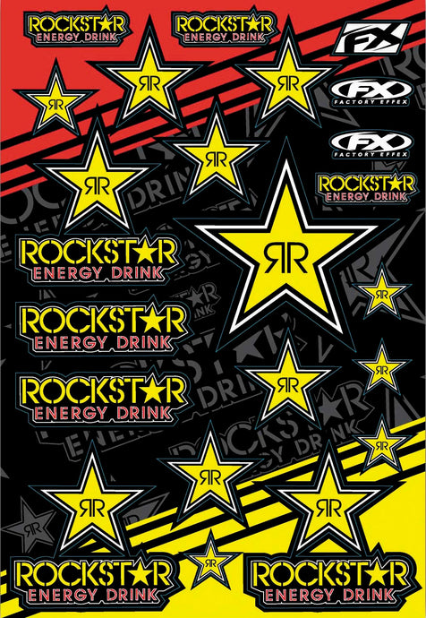 Factory Effex 15-68700 Rockstar Gold Reflective Sticker Kit