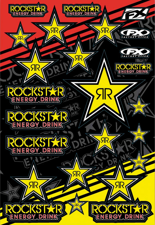 Factory Effex 15-68700 Rockstar Gold Reflective Sticker Kit