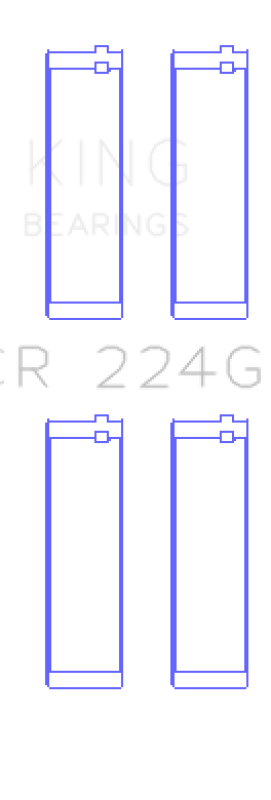 Load image into Gallery viewer, King Engine Bearings CR224GPC KING Connecting Rod Bearings
