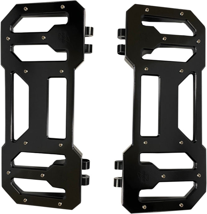 Pro-One Performance 500770B 12in. Billet Driver Floorboard - Black Anodized