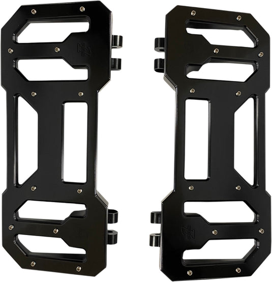 Pro-One Performance 500770B 12in. Billet Driver Floorboard - Black Anodized