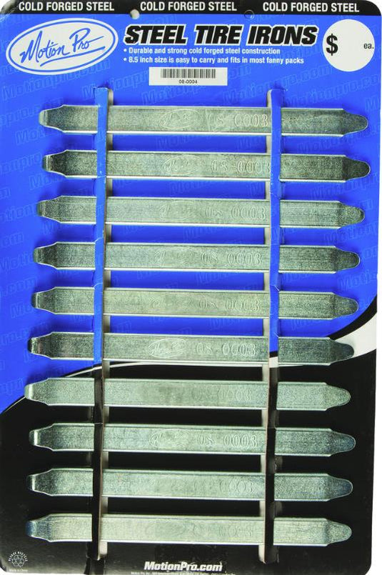 Motion Pro 08-0004 10 Count Straight Tire Iron Display  - 8.5in.