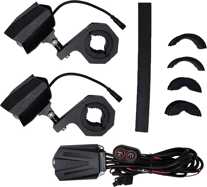 Pathfinder PL80LRS Wired Remote for Dual Switchback LED Light - Silver/Black
