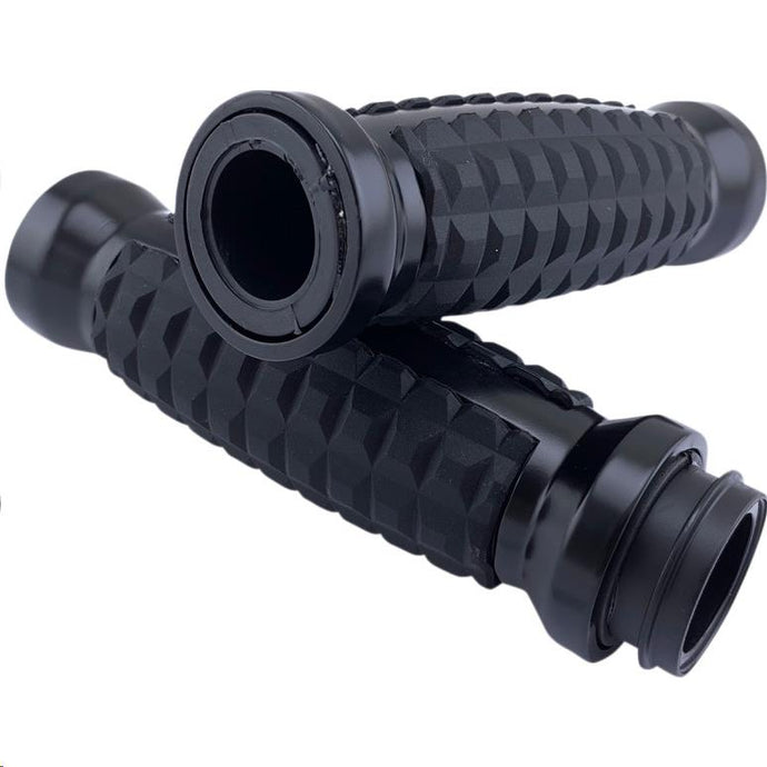 Drag Specialties 0630-2642 Grenade Grips - Matte Black