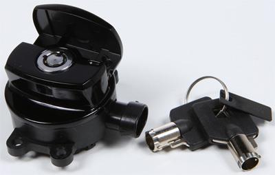 Harddrive 27-042BK Side Hinge Ignition Switch with Fork Lock - Black