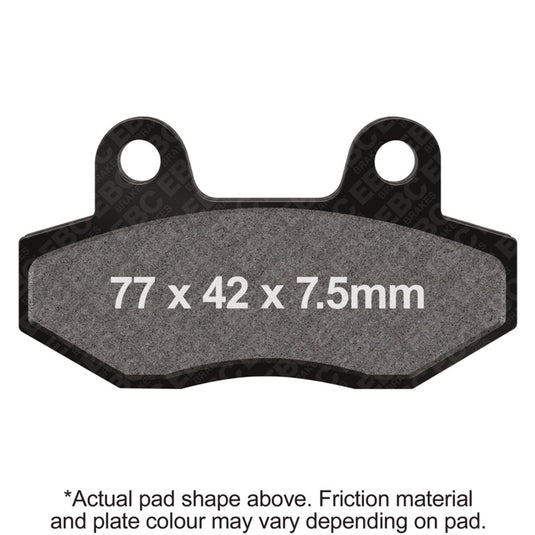 Ebc Powersports FA86HH EBC HH Sintered Brake Pads