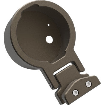 La Choppers LA-7397-02Z Gauge Mount - Single - Bronze