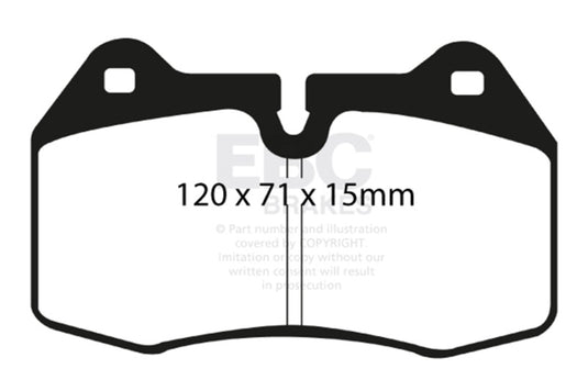 Ebc DP81644RPX EBC RP-X Brake Pad Sets