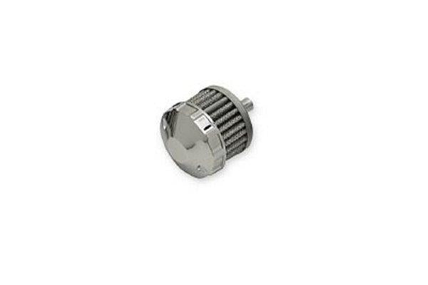 Drag Specialties DS-289516 Filter with Chrome Top for Crankcase Vent