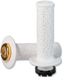Moose Racing B36MRW-D Series 36 Lock-On Grips (White)