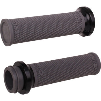 Odi V30ITWH-B Ruffian Lock-On Street Grips (Black/Graphite)