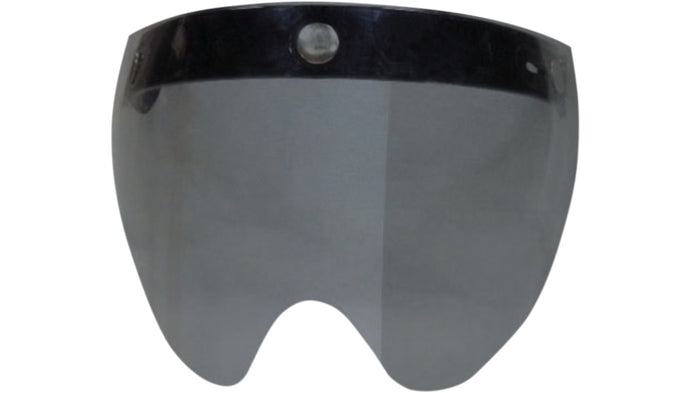 Afx Vintage 3-Snap Flip Short Face Shield - Dark Smoke