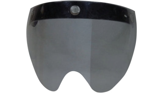 Afx Vintage 3-Snap Flip Short Face Shield - Dark Smoke
