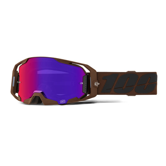 100% Armatic Goggles (One Size Fits Most, Salcedo / Purple Mirror Lens)