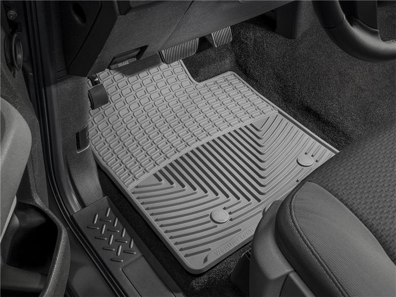 Load image into Gallery viewer, Weathertech W61GR WT Rubber Mats - Front - Grey
