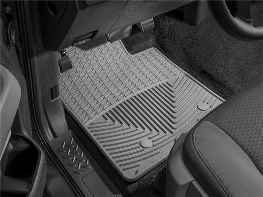 Weathertech W61GR WT Rubber Mats - Front - Grey