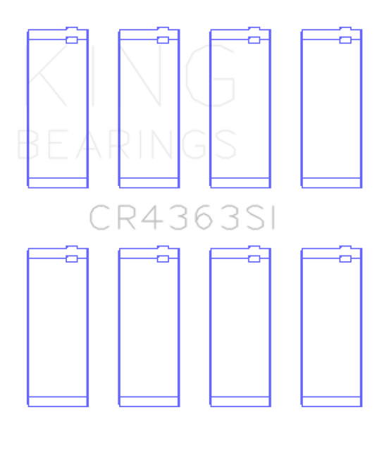 King Engine Bearings CR4363SI KING Connecting Rod Bearings