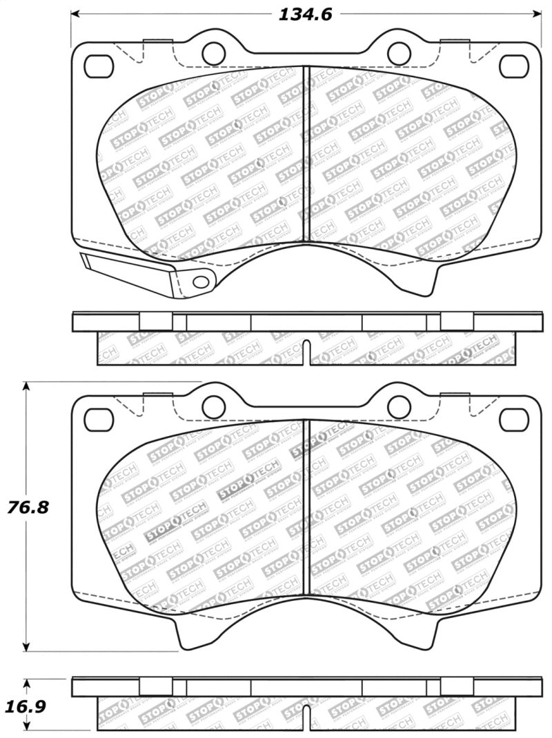 Load image into Gallery viewer, Stoptech 309.09760 ST Sport Brake Pads

