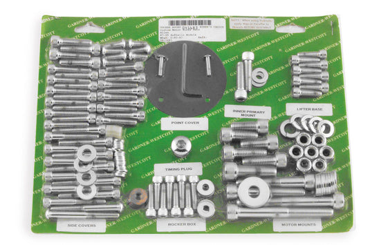 Gardner-Westcott P-96-77 Motor Hardware Set - Chrome