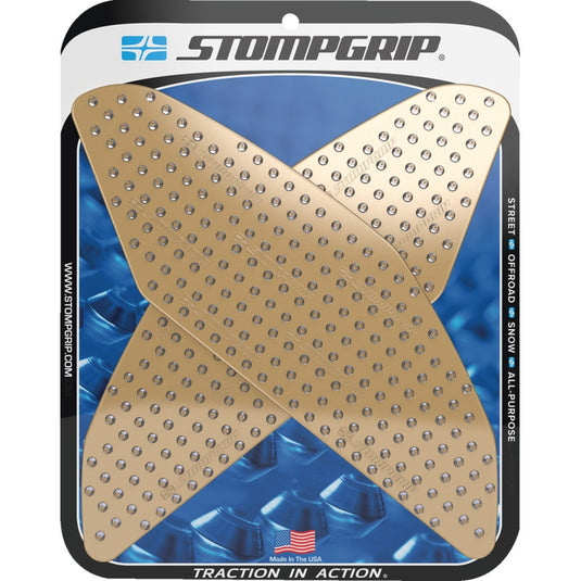 Stompgrip 55-10-0188C Volcano Profile Traction Tank Grip - Street - Clear